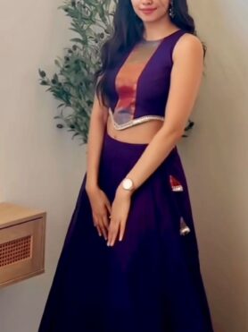 Anugraha Purple Lehenga