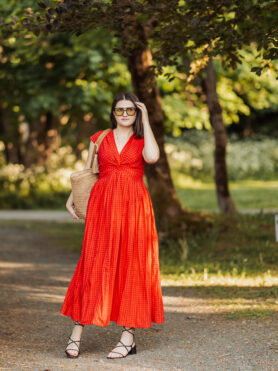 GATHER UP MARIGOLD DRESS