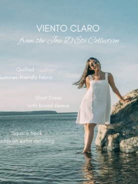 WHITE QUILTED DRESS
