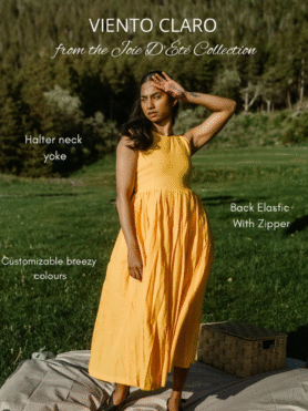 YELLOW BELLY PLAIN DRESS